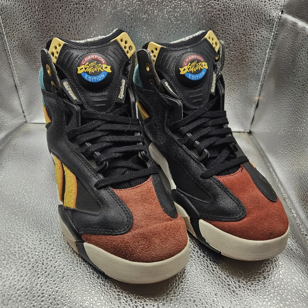 Reebok Multi Colored Shaq Attack Street Fighter Champion Edition Men's Size 7